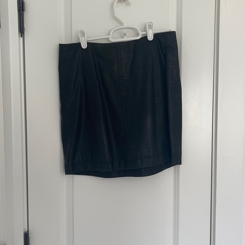Free People faux leather skirt, size 8, worn once